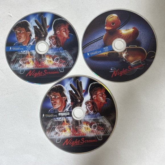 Vinegar Syndrome 4K Ultra HD Night Screams-slipcover-widescreen-xtra feature-80s - Picture 6 of 7